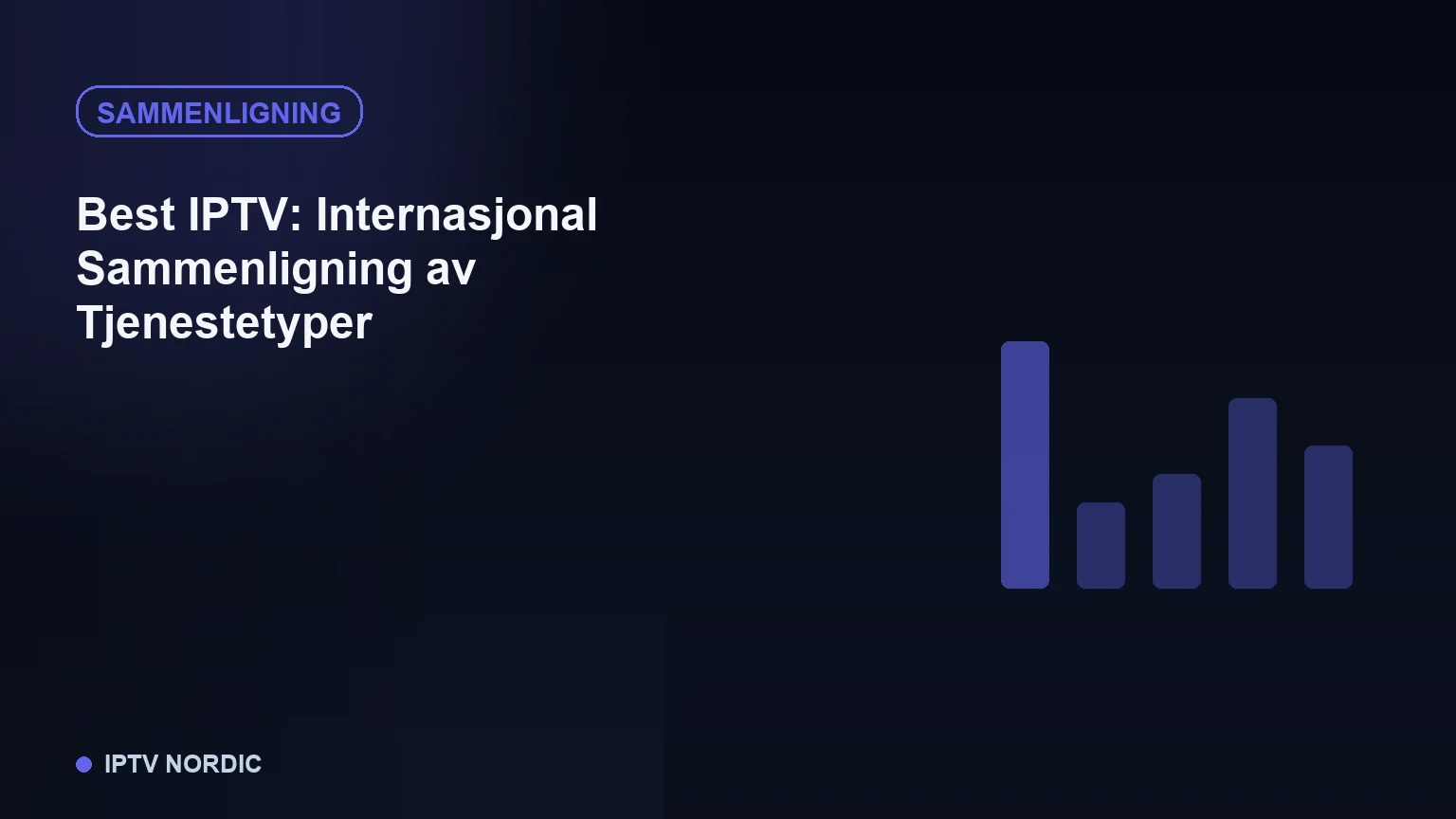 Sammenligning av globale TV-distribusjonsformer illustrert med kabel, satellitt og internett-ikoner