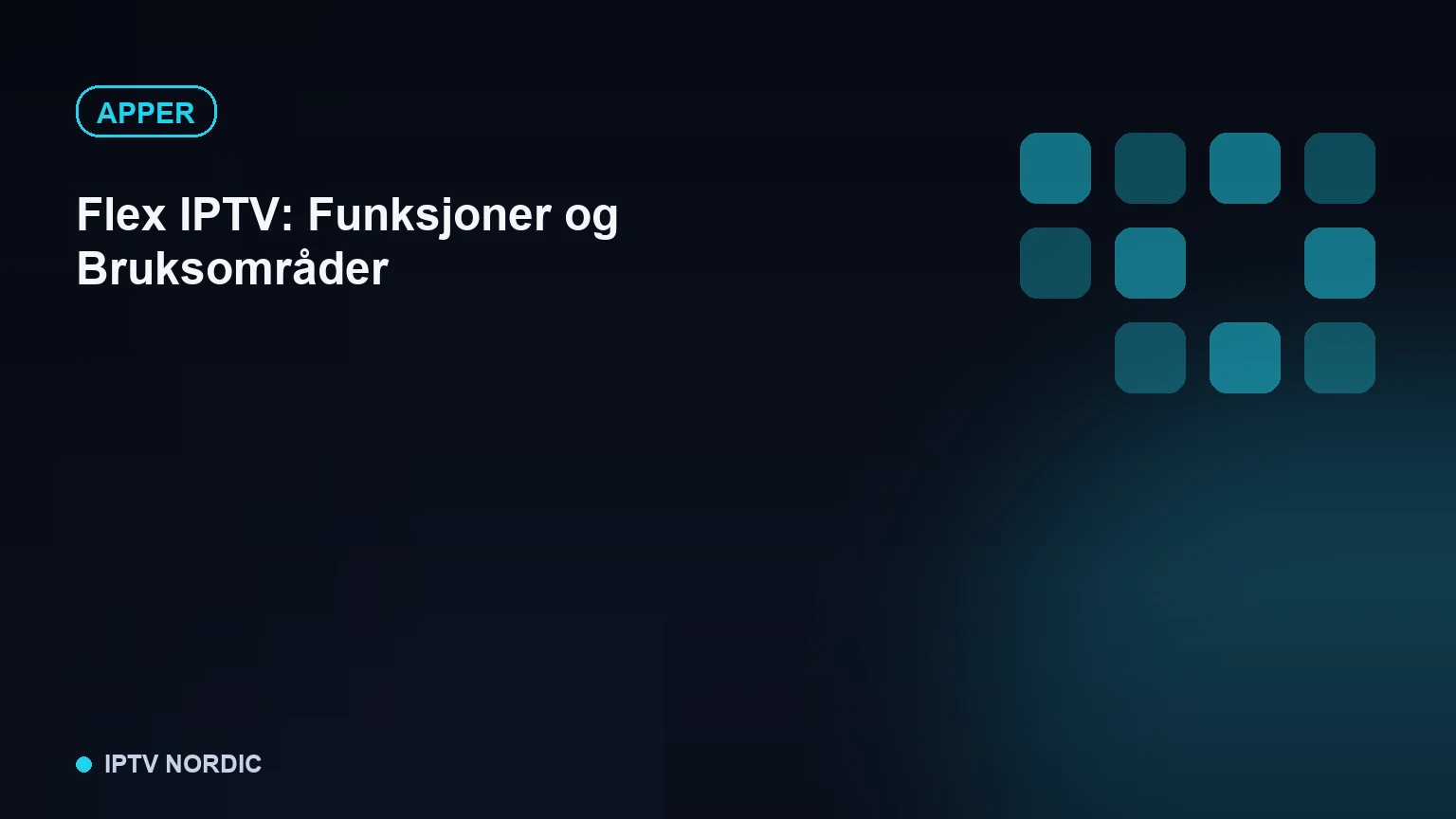 Mobiltelefon og TV-skjerm som viser en fleksibel IPTV-appmeny med kanaler og innhold