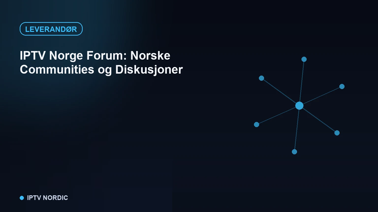 Norske brukere diskuterer IPTV-erfaringer i et nettbasert diskusjonsforum
