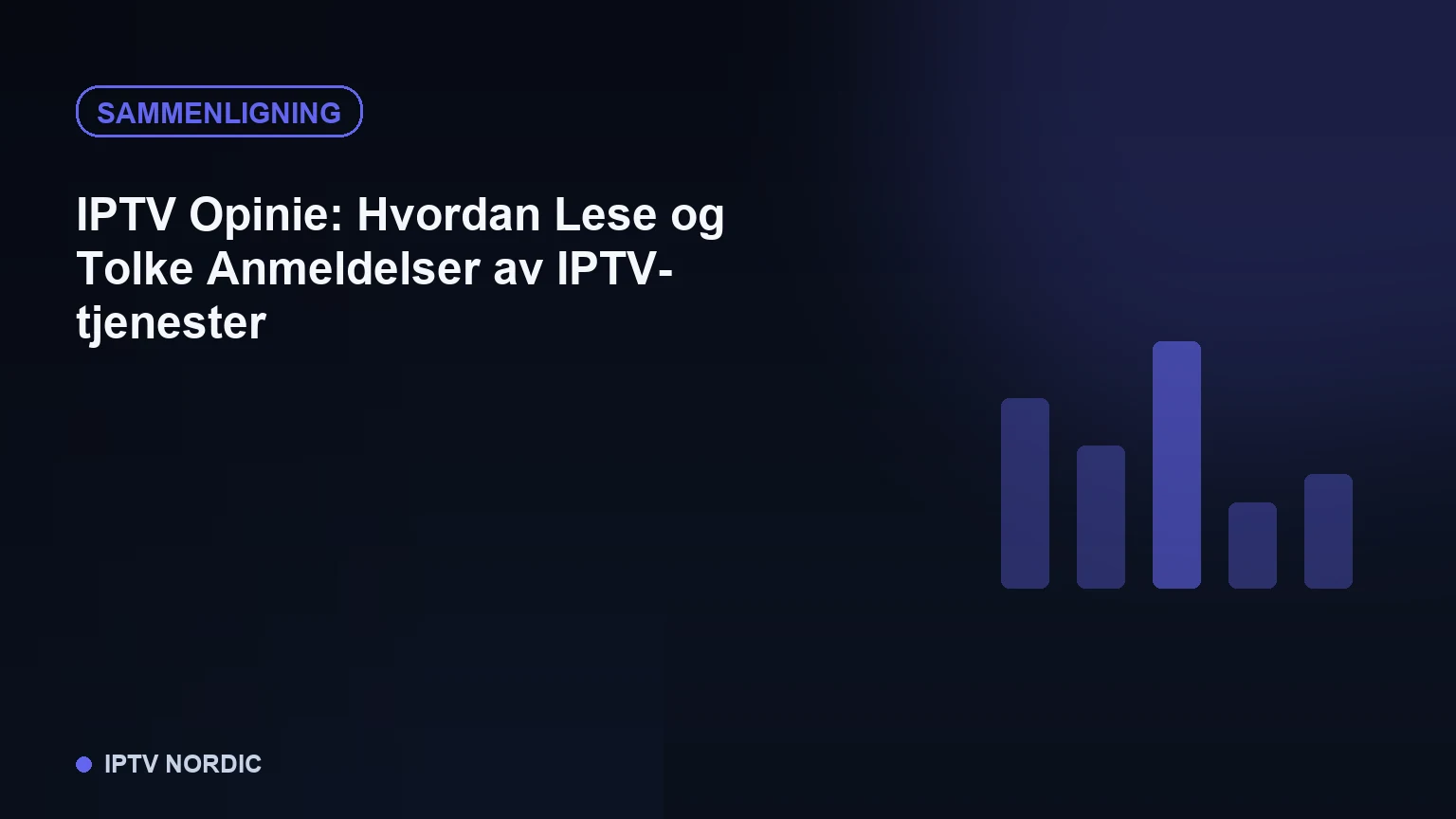 Person som sammenligner flere skjermer med anmeldelser og vurderinger av IPTV-tjenester