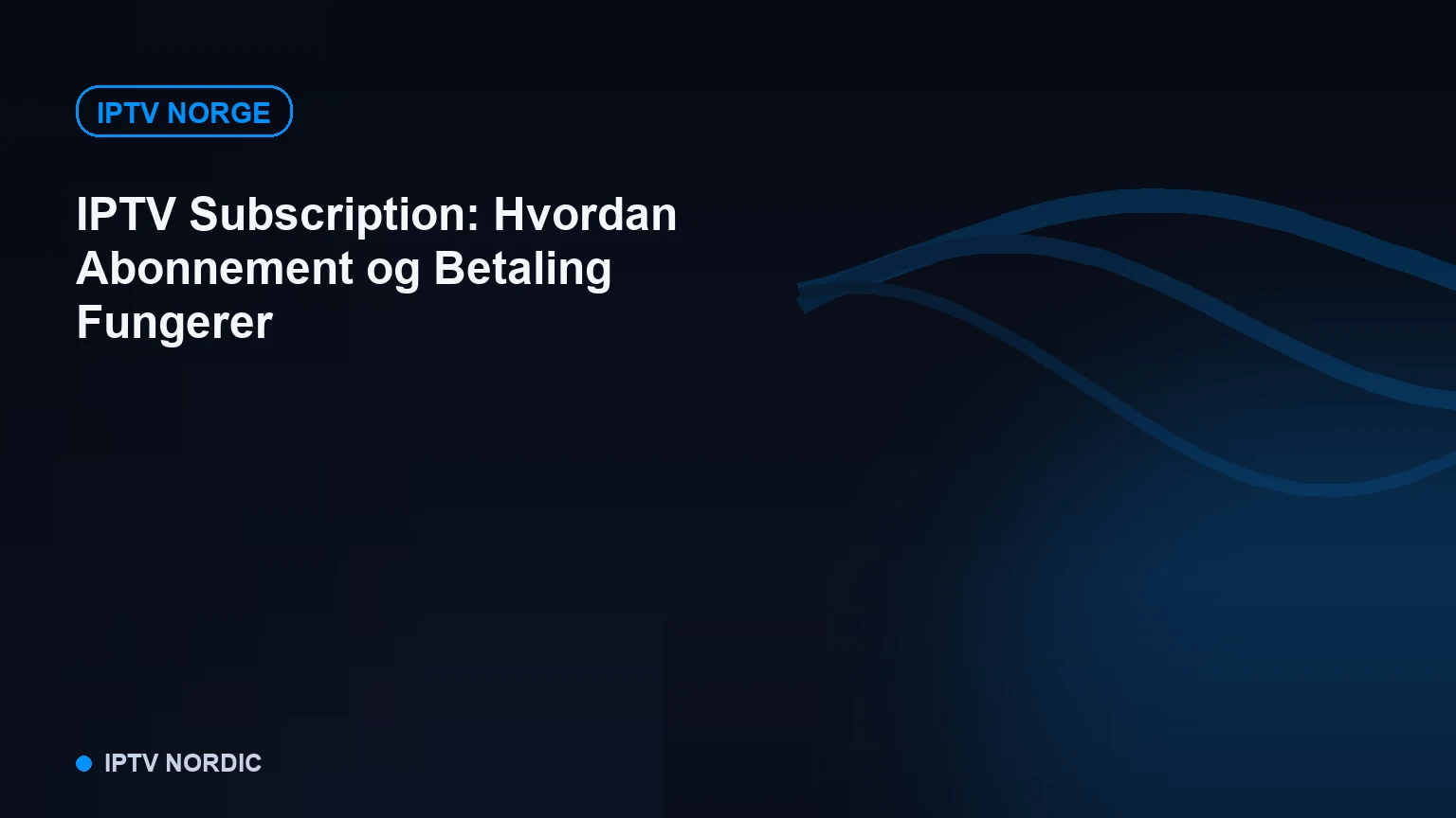 Person som ser gjennom abonnementsalternativer for IPTV på et nettbrett