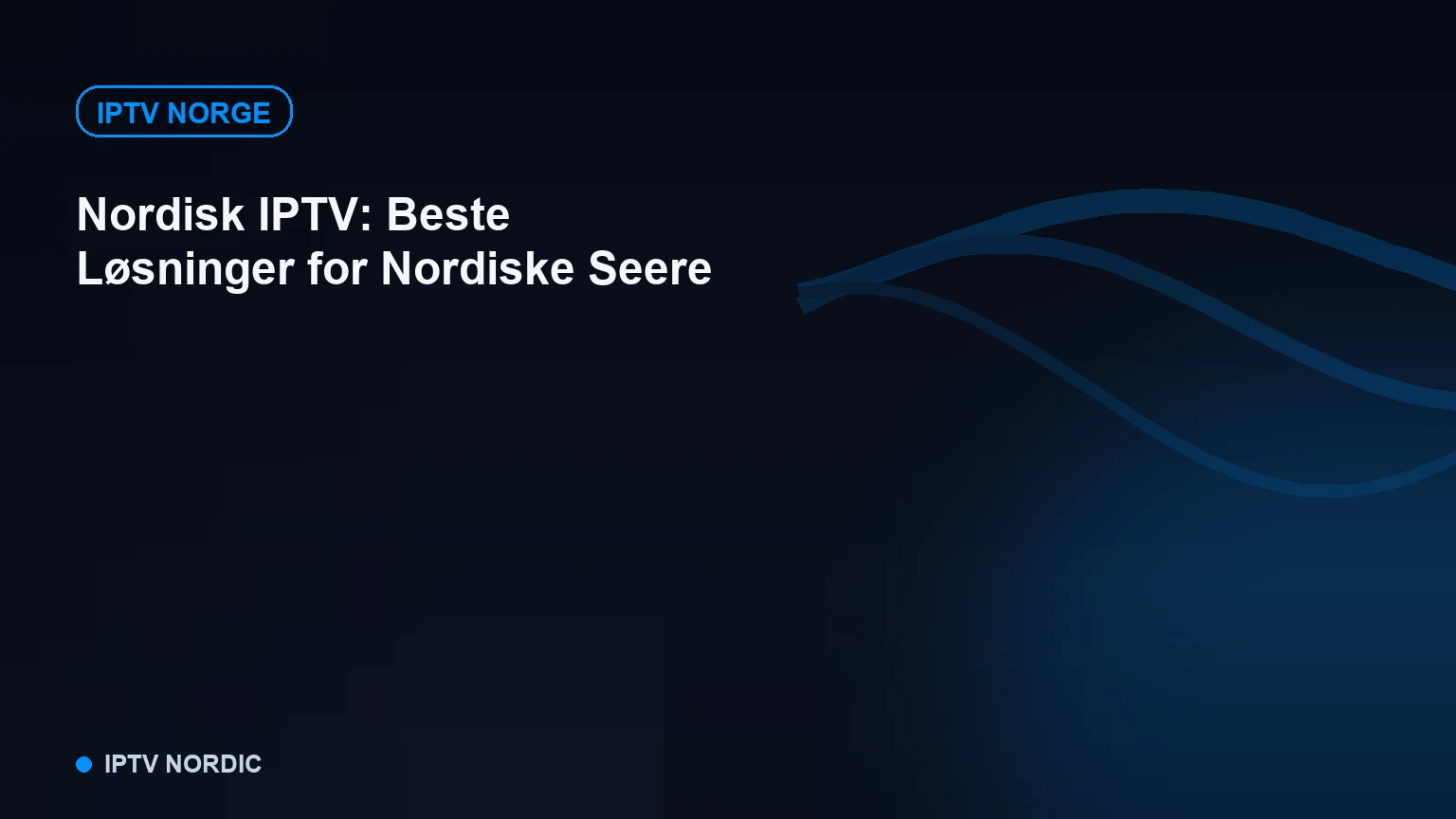 Nordisk kart med TV-signal-ikoner som symboliserer kanaler fra flere nordiske land