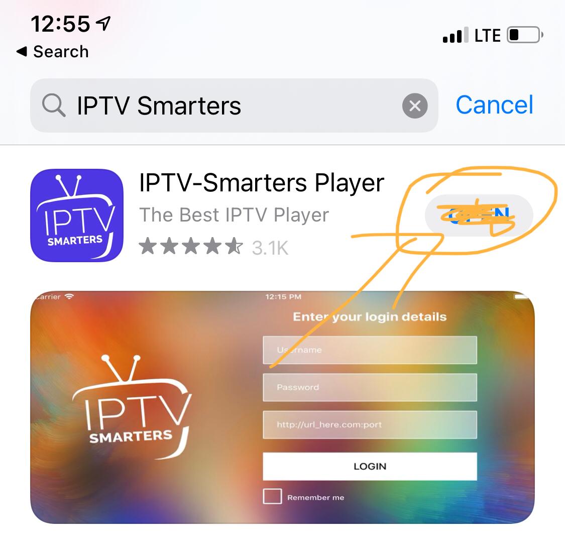 IPTV Smarters Pro on iOS